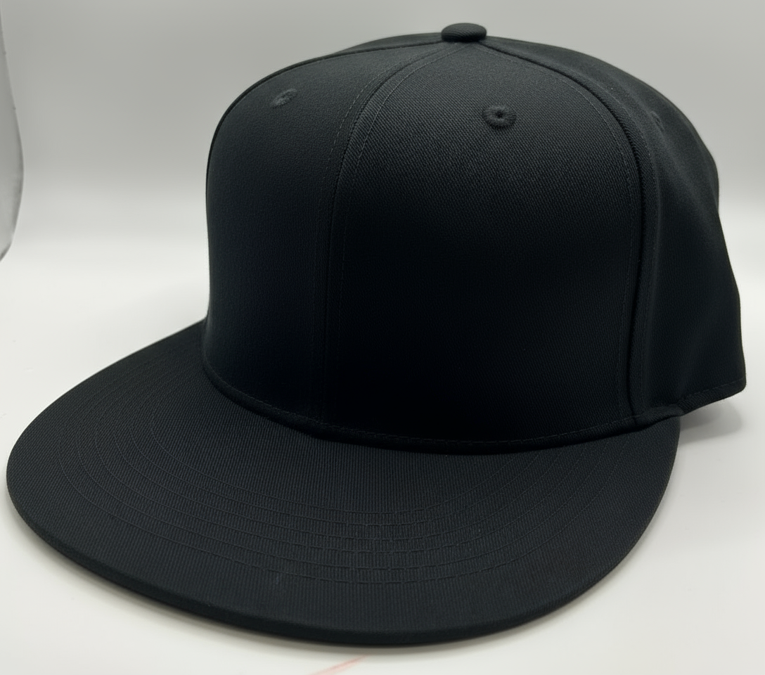 Premium Flat Brim Snapback Hat 100% Cotton Men Women Blank