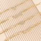 18K Gold PVD Stainless Steel Stone "Evil Eye" Paperclip Chain Necklace