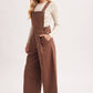 WIDE-LEG OVERALLS JUMPSUIT