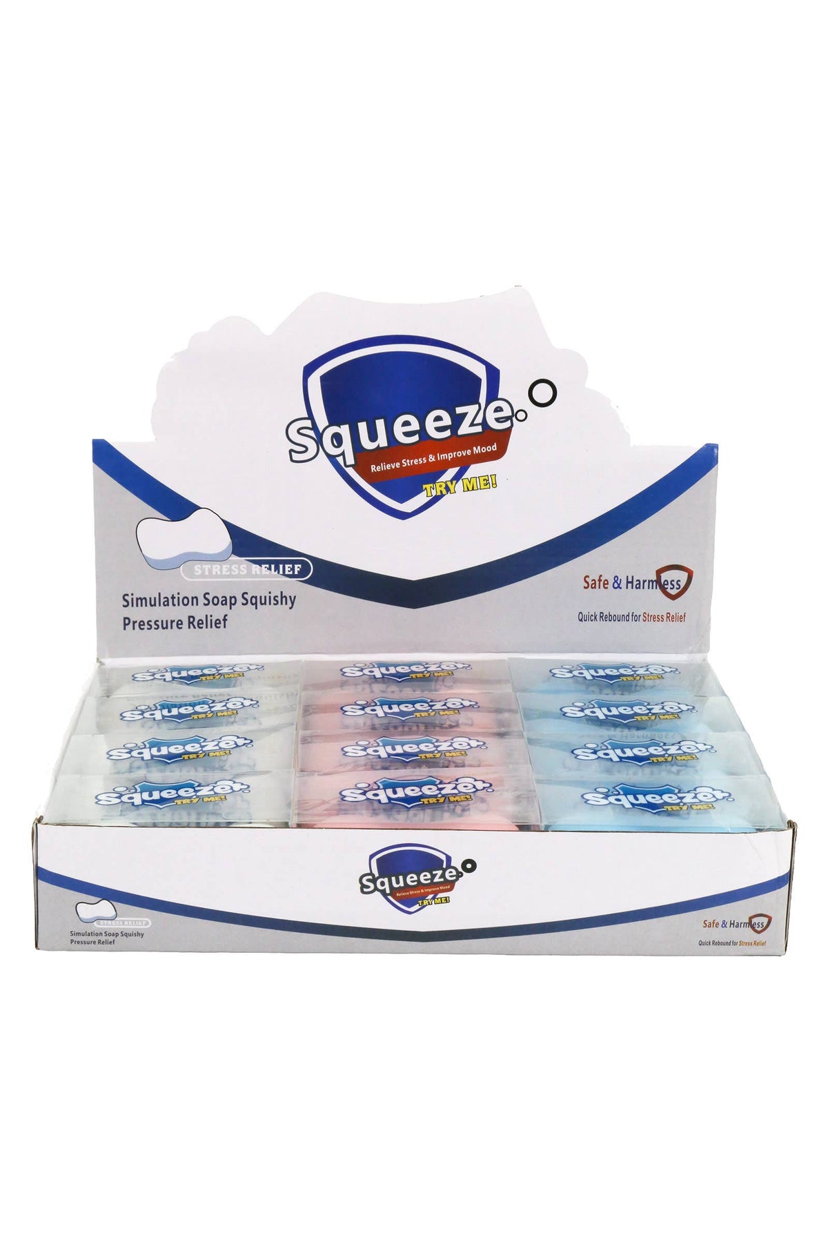 Soap Zero Rebound Crunchy Bead Slime Filled Scented Squishy