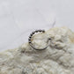 Stainless Steel Bead Fidget Spinner Rings