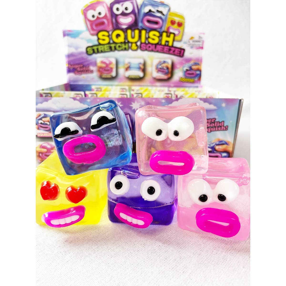 Funny Face Swap Squishy Cube