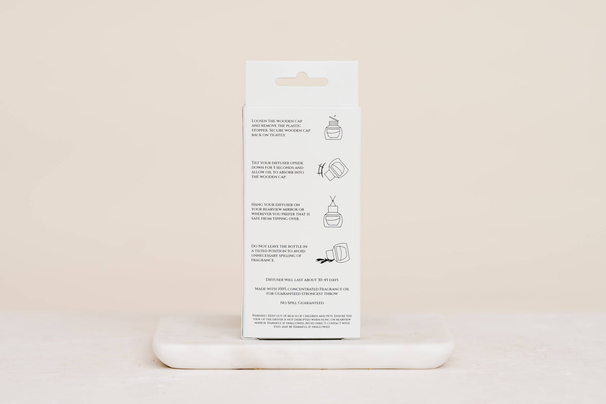 Sexy Sandalwood Car Diffuser – Sandalwood + Amber + Musk