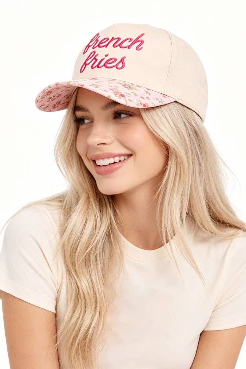 French Fries Two Tone Cotton Hat