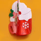 CHRISTMAS TREE SANTA SNOWMAN HAIR CLAW CLIPS | 40H939
