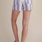 Stripe Colette Stretch Shorts