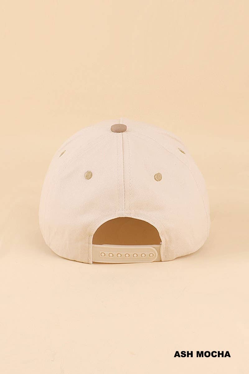 Besties'/I'm The Friend In Low Places two tone snapback hat
