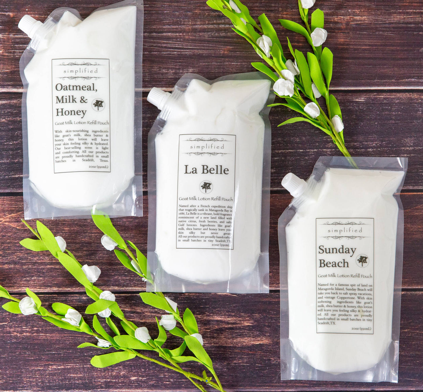 20oz Goat Milk Lotion Refill Bag