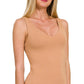 `Premium Rayon Double Layered Tank Top - Zenana
