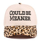 Could Be Meaner Two Tone Cotton Cap