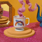 Brass Monkey Rise & Sigh Pedestal Mug