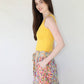 BS878-A814 TWIN PRINT ELASTIC WAIST WITH TIE SHORTS