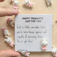 Hoppy Thoughts Uplifting Mini Card with Bunny Figurine