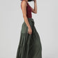 B3663-ASIS TIE WAIST WIDE LEG PANTS
