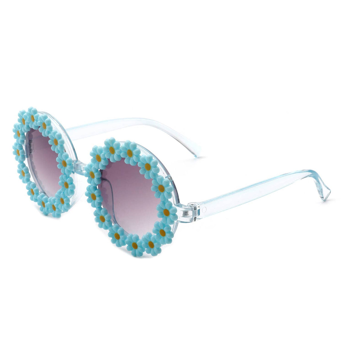 Kids Round Flower Sunglasses