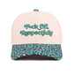 Fxck Off Respectfully Two Tone Canvas Cotton Cap Zenana Consgt.
