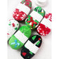 Kids Christmas Theme Fuzzy Slippers