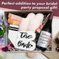 Double Stripe Cotton Socks - The Bride (Confetti Ivory)