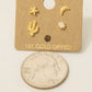 Mini Cactus Flower Stud Earrings Set