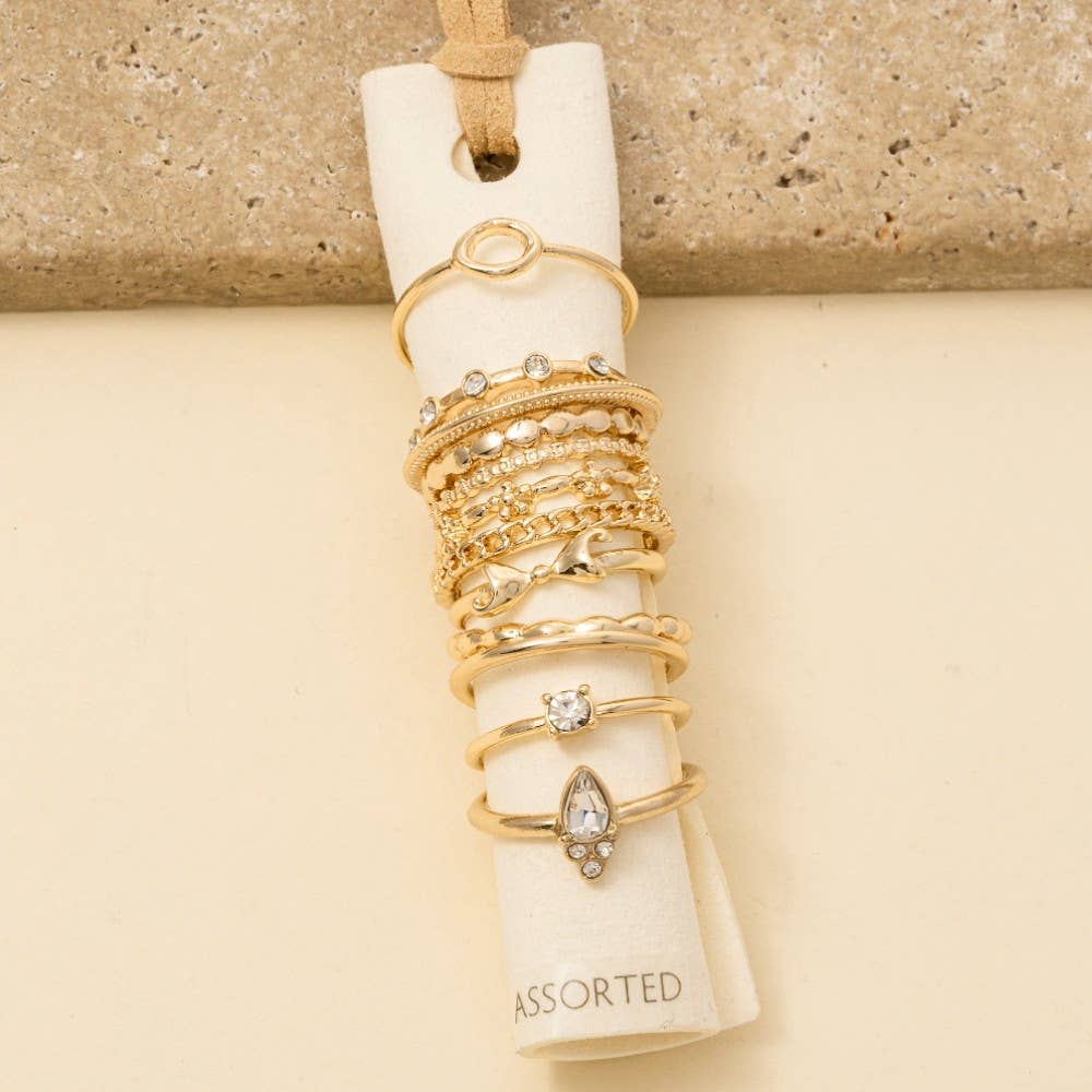 Twelve Piece Multi Ring Set