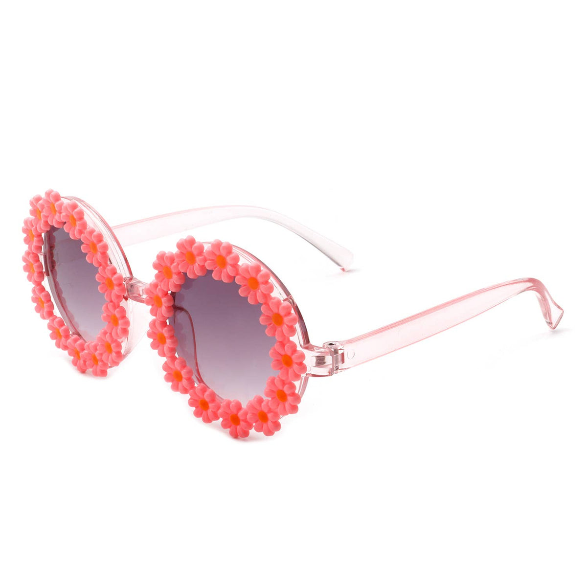 Kids Round Flower Sunglasses