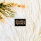 This mama prays embroidered leather hat patch