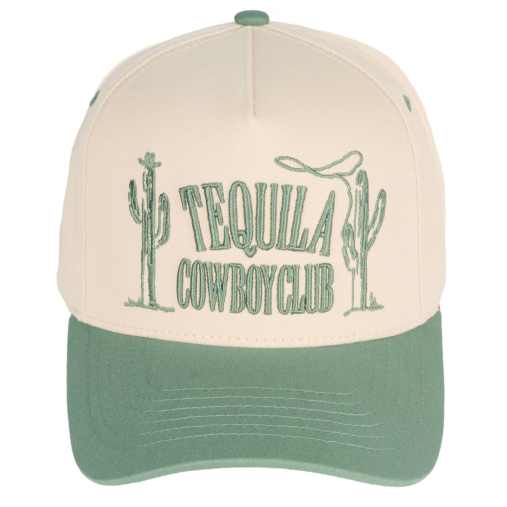 C.C Tequila Cowboy Club cotton trucker cap
