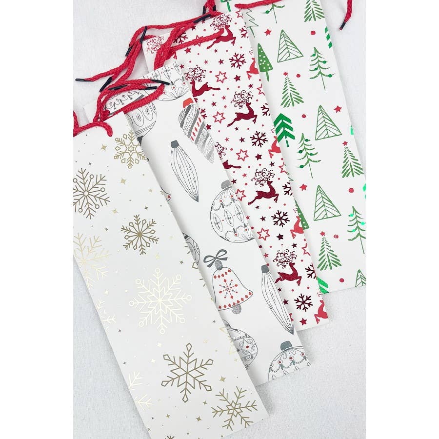 Christmas Theme Wine Gift Bag