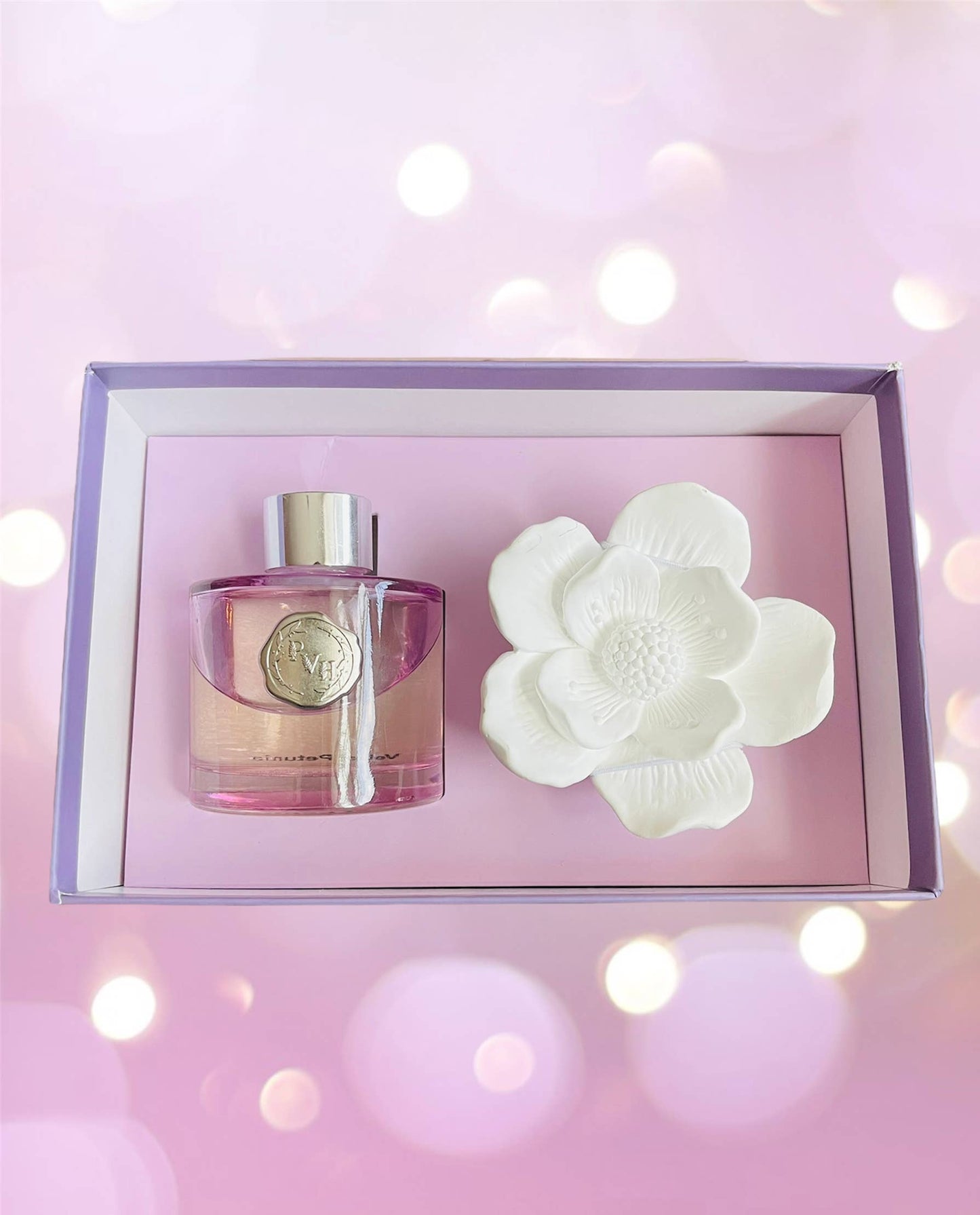 Magnolia Flower Diffuser Gift Set - Elegant Peony