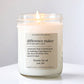 Difference Maker Candle  / Coach, Teacher, Co-worker Gift