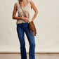 Crochet Lace Square Neck Tank Top LCR0117