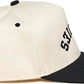2-Tone Embroidered Cap: Birdies (Upside Down) - Black/Beige
