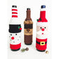 Christmas Theme Sweater Knitted Wine Bottle Bag