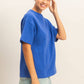 Crew Neck Short Sleeve Top