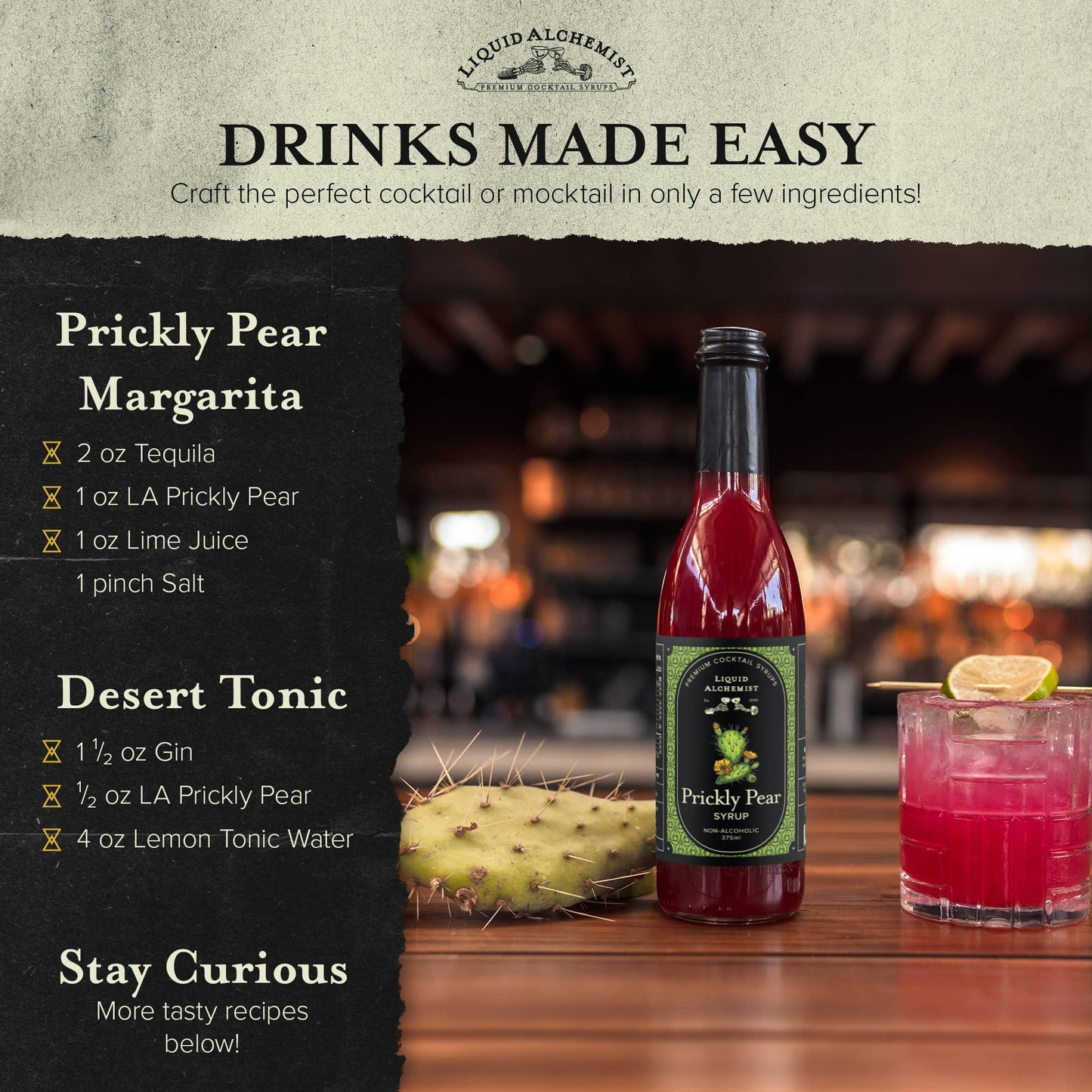 Prickly Pear Cocktail Syrup