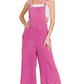 ..Washed Double Gauze Wide Leg Overalls