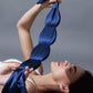 Silk Weighted Sleep Mask- Sapphire - Eye Mask