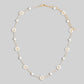 Station Pearl Beaded Flowers Chain Necklace