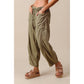 MID RISE WIDE LEG PANTS  WITH POCKETS