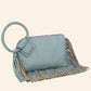 Fringe Cuff Clutch Tassel Wristlet Clutch Bag