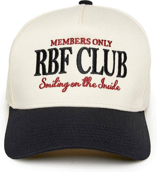 Two Tone Cap -  RBF Club - Beige/Black