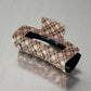 LARGE PLAID HAIR CLAW CLIPS | 40H532