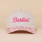 Besties'/I'm The Friend In Low Places two tone snapback hat