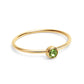 18K Gold PVD Stainless Steel Birthstone Stacking Ring