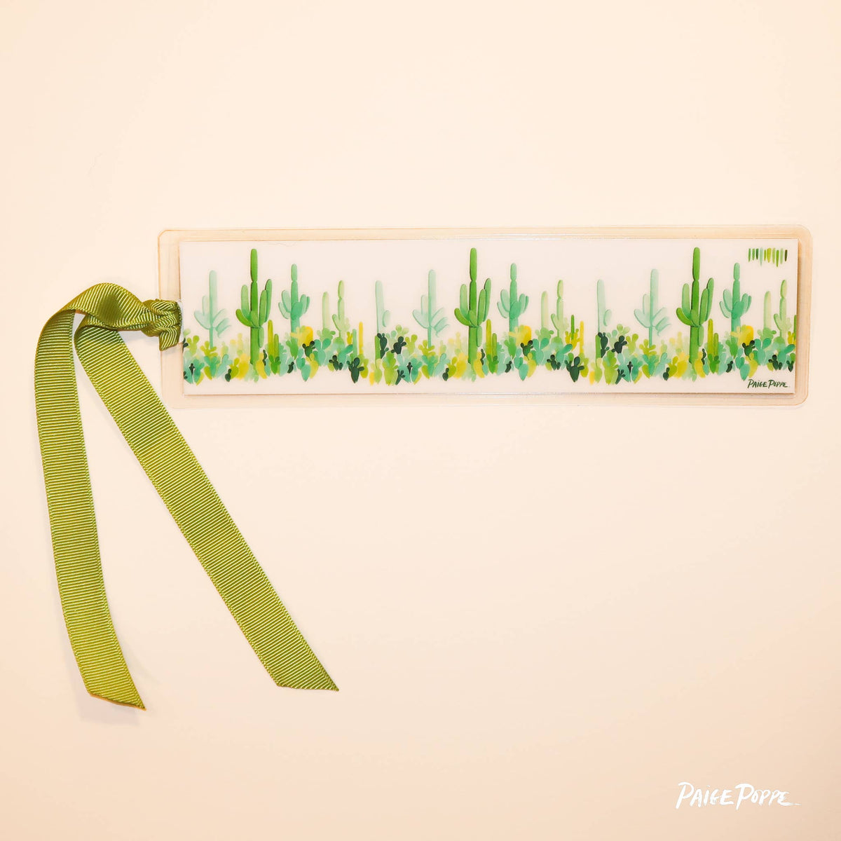 "Emerald Valley" Ribboned Bookmark