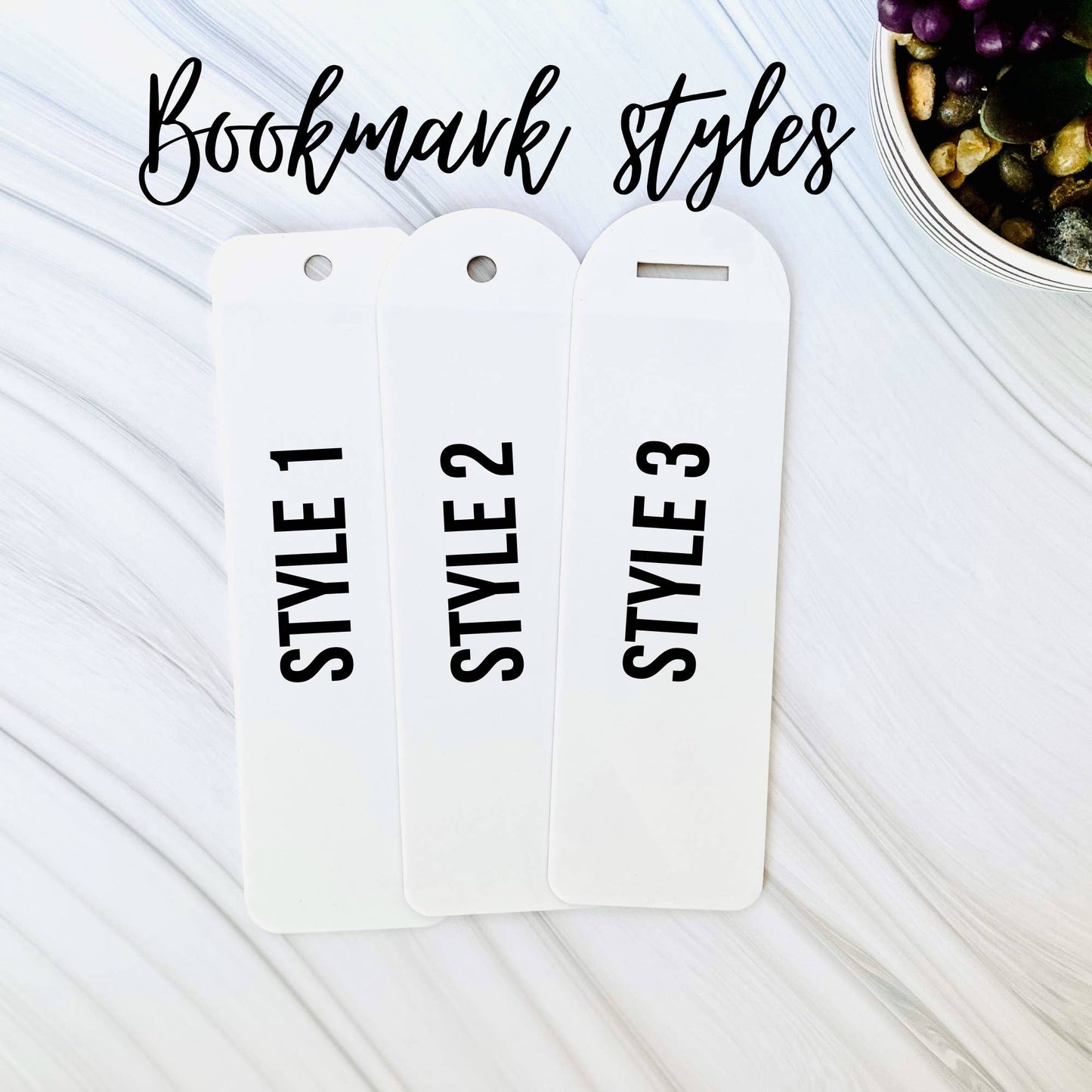 Acrylic bookmark blanks