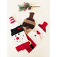 Christmas Theme Sweater Knitted Wine Bottle Bag