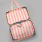 Striped Hanging Toiletry & Makeup Organizer Bag | 40P599