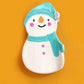 CHRISTMAS TREE SANTA SNOWMAN HAIR CLAW CLIPS | 40H939