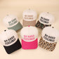 No Hard Feelings Two Tone Canvas Cotton Cap